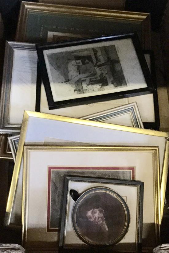 Collection of mixed prints, etc